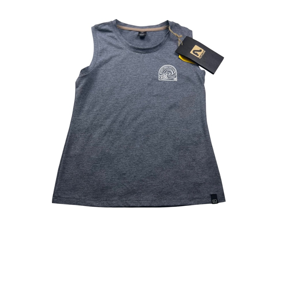 Flylow Womens Daily Tank XS Heather Gray Sleeveless Performance Top 0029-4772302